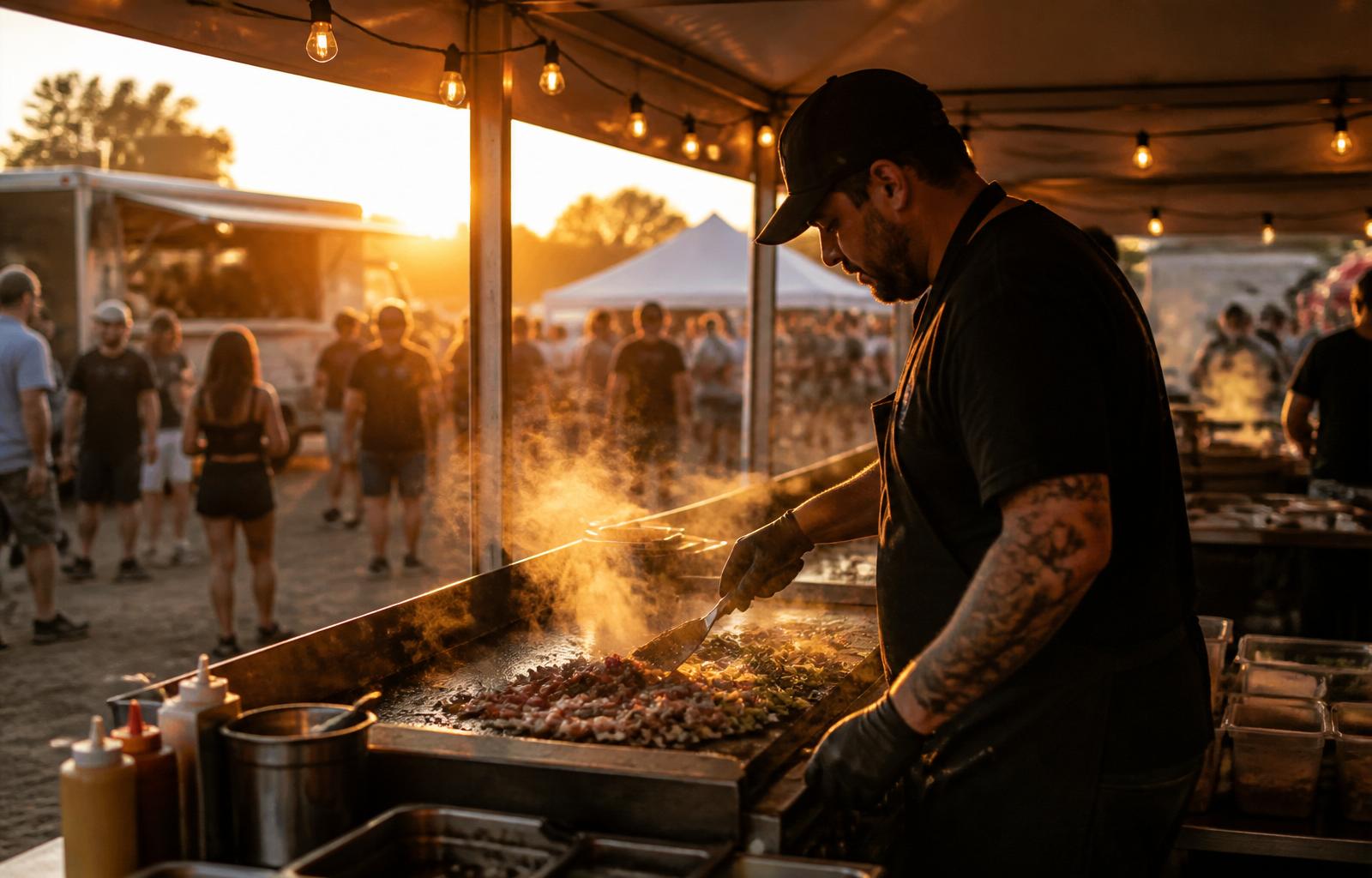 Fairs & Festivals kitchen staffing — DishwasherHero+ back-of-house team in action