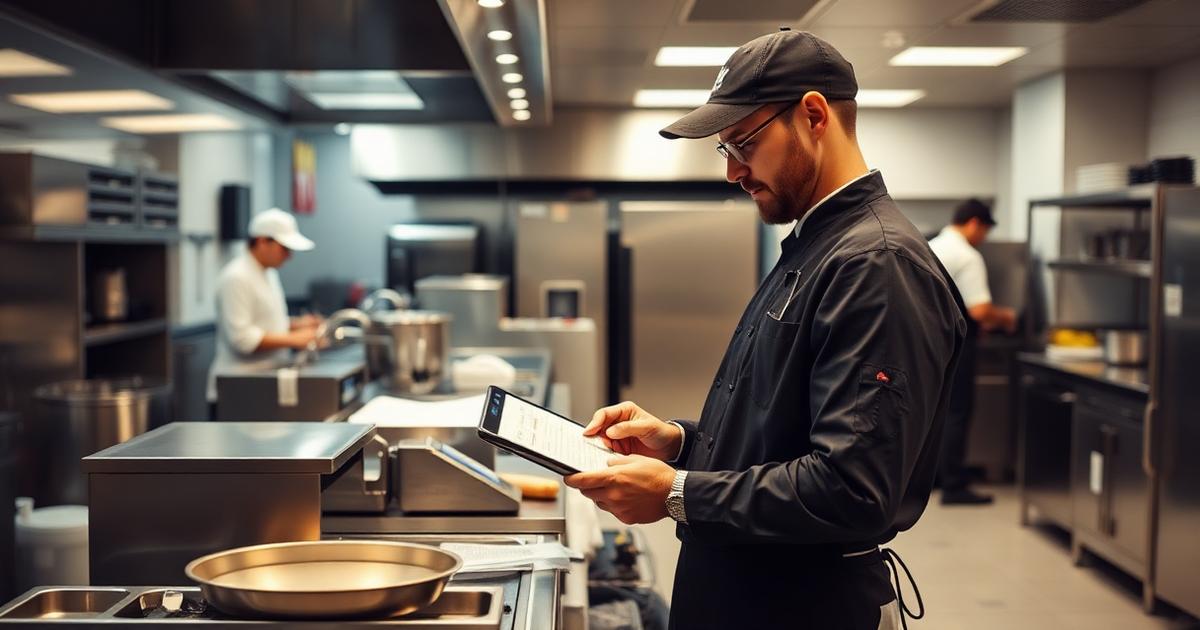 Restaurant operator completing W-2 compliance checklist for BOH kitchen staffing