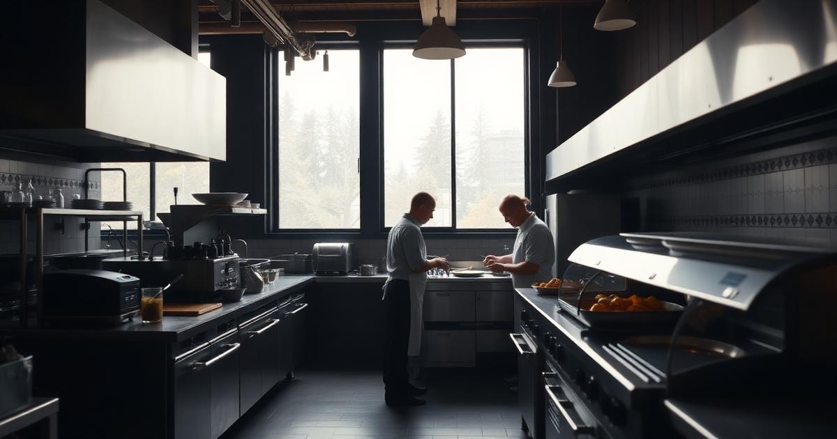 Seattle restaurant kitchen team working under Washington State employment compliance requirements