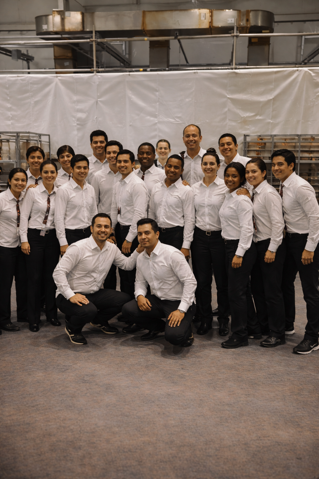 VIP service team ready for guests