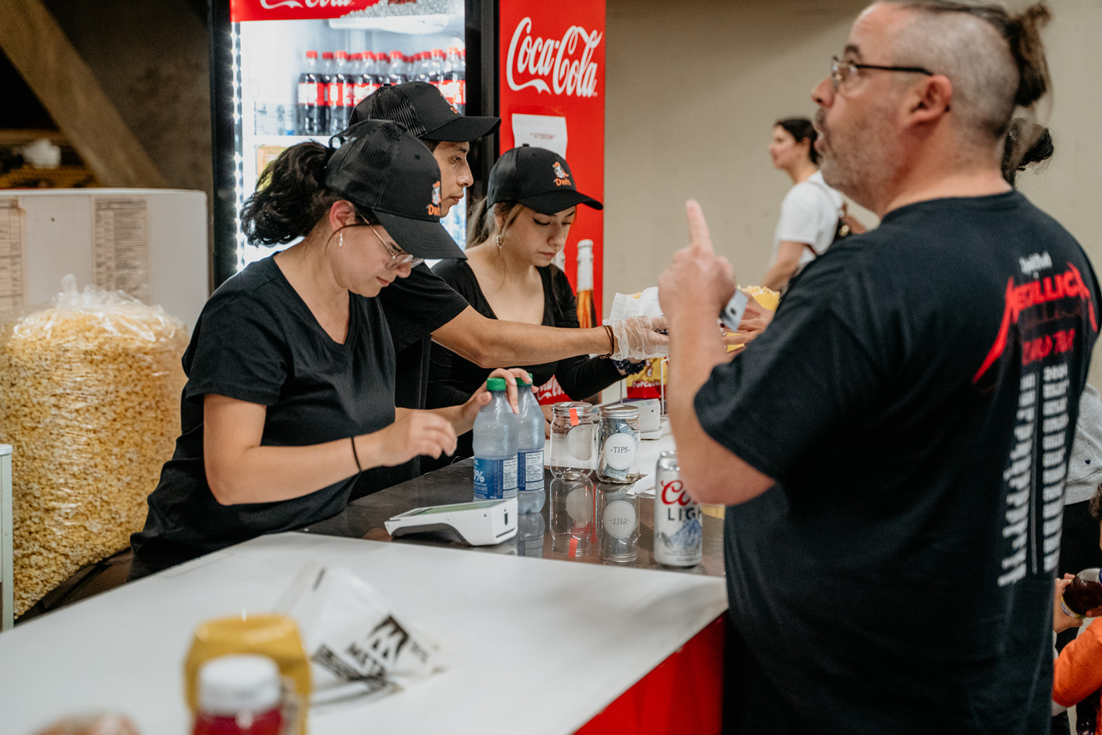 Busy concession operations